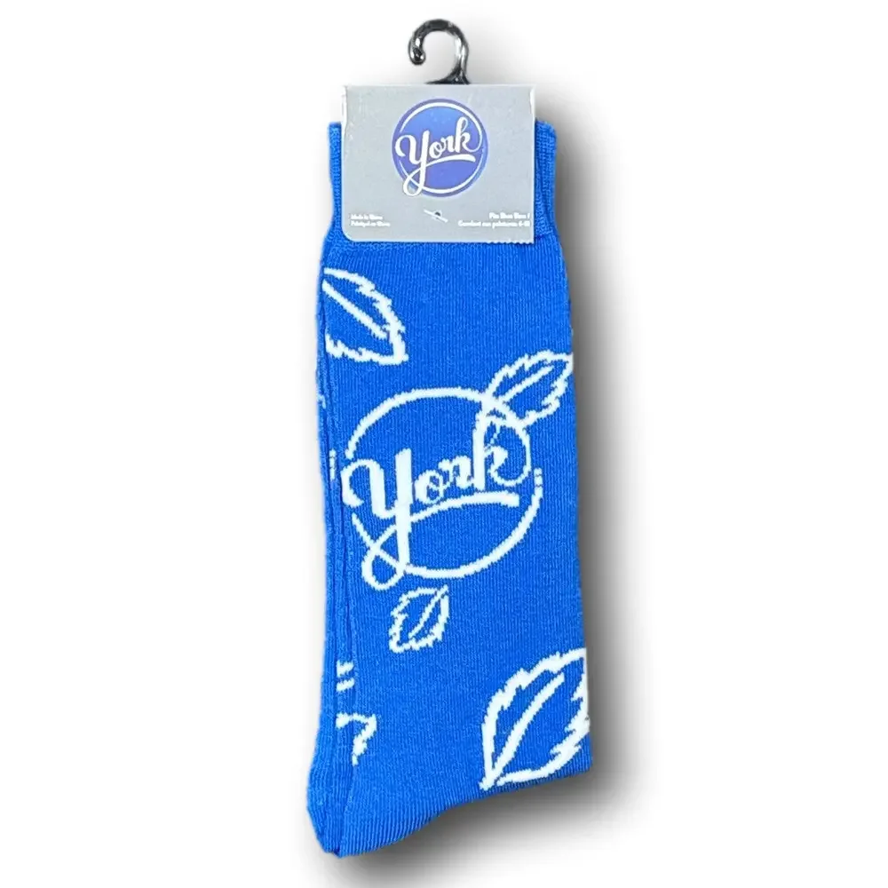 3/$20 York Peppermint Patty Funny Novelty Crew Socks - NWT